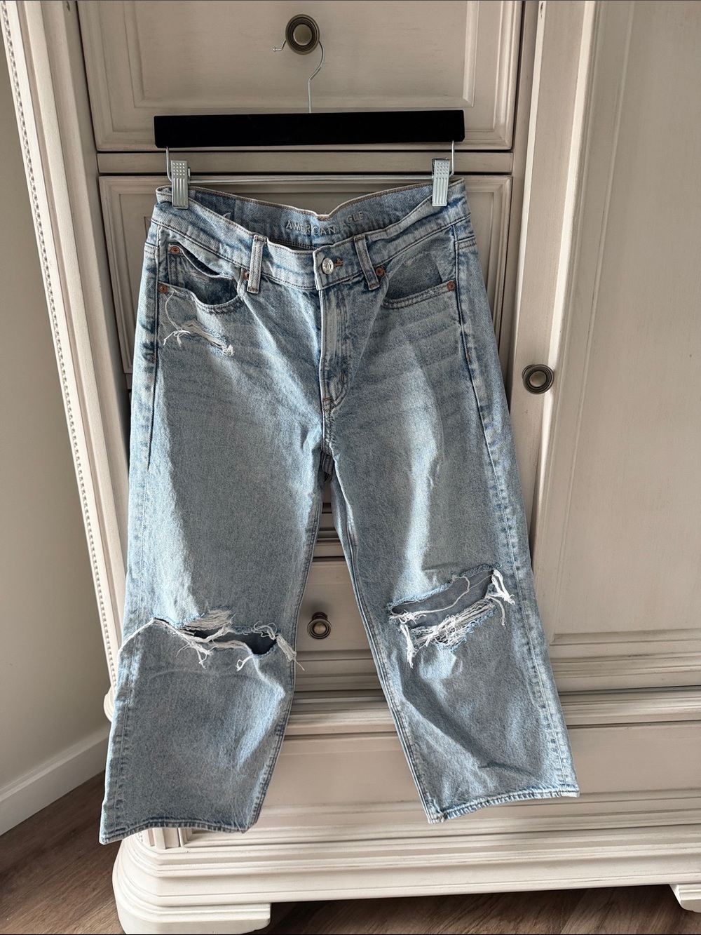 American Eagle Outfitters Light Blue Denim Shorts